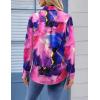 Zeagoo Womens Button Down Shirt Long Sleeve Blouse Business Work Tops Dressy Casual Floral Printed Outfits with Pocket(D-cx174)