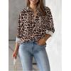 Zeagoo Womens Button Down Shirt Long Sleeve Blouse Business Work Tops Dressy Casual Floral Printed Outfits with Pocket(Pa222)