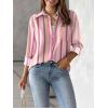 Zeagoo Womens Button Down Shirt Long Sleeve Blouse Business Work Tops Dressy Casual Floral Printed Outfits with Pocket(Tz269)