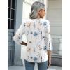 Zeagoo Women’s Casual 3/4 Sleeve T-Shirts Round Neck Cute Tunic Tops Basic Tees Blouses Business Work Tee Top(Bf112)
