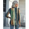 Zeagoo Women’s Casual 3/4 Sleeve T-Shirts Round Neck Cute Tunic Tops Basic Tees Blouses Business Work Tee Top(Multicolor-cx289)