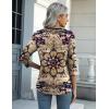 Zeagoo Women’s Casual 3/4 Sleeve T-Shirts Round Neck Cute Tunic Tops Basic Tees Blouses Business Work Tee Top(Multicolor-mz857)