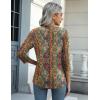 Zeagoo Women’s Casual 3/4 Sleeve T-Shirts Round Neck Cute Tunic Tops Basic Tees Blouses Business Work Tee Top(Mz721)