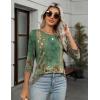 Zeagoo Women’s Casual 3/4 Sleeve T-Shirts Round Neck Cute Tunic Tops Basic Tees Blouses Business Work Tee Top(Pa171)