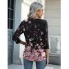 Zeagoo Women’s Casual 3/4 Sleeve T-Shirts Round Neck Cute Tunic Tops Basic Tees Blouses Business Work Tee Top(Sf31)