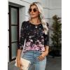 Zeagoo Women’s Casual 3/4 Sleeve T-Shirts Round Neck Cute Tunic Tops Basic Tees Blouses Business Work Tee Top(Sf31)