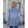 Zeagoo Womens Long Sleeve Tops 2025 V Neck Pleated Shirts Dressy Casual Tunic Blouses Loose Fit Fall Fashion Clothes(Sf166)