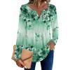 Zeagoo Womens Long Sleeve Tops 2025 V Neck Pleated Shirts Dressy Casual Tunic Blouses Loose Fit Fall Fashion Clothes(Sf195)