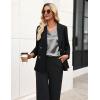 Zeagoo Women’s Silk Satin Tank Tops V Neck Casual Camisoles Sleeveless Business Work Blouses Dressy Summer Shirts(Grey)