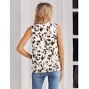 Zeagoo Women’s Silk Satin Tank Tops V Neck Casual Camisoles Sleeveless Business Work Blouses Dressy Summer Shirts(P-an443)