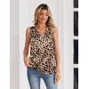 Zeagoo Women’s Silk Satin Tank Tops V Neck Casual Camisoles Sleeveless Business Work Blouses Dressy Summer Shirts(P-an550)