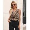 Zeagoo Women’s Silk Satin Tank Tops V Neck Casual Camisoles Sleeveless Business Work Blouses Dressy Summer Shirts(P-an550)