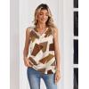 Zeagoo Women’s Silk Satin Tank Tops V Neck Casual Camisoles Sleeveless Business Work Blouses Dressy Summer Shirts(P-jh587)