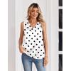 Zeagoo Women’s Silk Satin Tank Tops V Neck Casual Camisoles Sleeveless Business Work Blouses Dressy Summer Shirts(P-jh592)