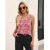 Zeagoo Women’s Silk Satin Tank Tops V Neck Casual Camisoles Sleeveless Business Work Blouses Dressy Summer Shirts(P-mz750)