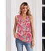 Zeagoo Women’s Silk Satin Tank Tops V Neck Casual Camisoles Sleeveless Business Work Blouses Dressy Summer Shirts(P-mz750)