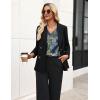 Zeagoo Women’s Silk Satin Tank Tops V Neck Casual Camisoles Sleeveless Business Work Blouses Dressy Summer Shirts(P-mz779)