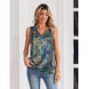 Zeagoo Women’s Silk Satin Tank Tops V Neck Casual Camisoles Sleeveless Business Work Blouses Dressy Summer Shirts(P-mz779)
