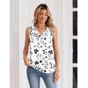 Zeagoo Women’s Silk Satin Tank Tops V Neck Casual Camisoles Sleeveless Business Work Blouses Dressy Summer Shirts(P-sf291)