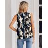 Zeagoo Women’s Silk Satin Tank Tops V Neck Casual Camisoles Sleeveless Business Work Blouses Dressy Summer Shirts(P-zr220)