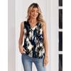 Zeagoo Women’s Silk Satin Tank Tops V Neck Casual Camisoles Sleeveless Business Work Blouses Dressy Summer Shirts(P-zr220)