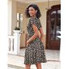 Zeagoo Womens Summer Dress Casual Swing Floral Ruffle Short Sleeve Sundresses Beach Mini A-line Shift Dress 2026 with Pockets(Floral)
