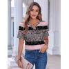 Zeagoo Womens Summer Tops Casual Short Sleeve V Neck Shirts Business Dressy Work Blouses(Stripes Black Pink)