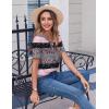 Zeagoo Womens Summer Tops Casual Short Sleeve V Neck Shirts Business Dressy Work Blouses(Stripes Black Pink)