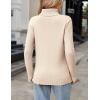 Zeagoo Women’s Turtleneck Sweater Fall Winter 2026 Long Sleeve Chunky Knitted Trendy Pullover Tops(Beige)