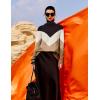 Zeagoo Women’s Turtleneck Sweater Fall Winter 2026 Long Sleeve Chunky Knitted Trendy Pullover Tops(V-brown)