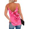 Zeagoo Womens V Neck Camisole Tank Top Strap Sleeveless T Shirt Casual Loose Vest Blouse – S-XXL(Bf103)