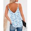 Zeagoo Womens V Neck Camisole Tank Top Strap Sleeveless T Shirt Casual Loose Vest Blouse – S-XXL(Cx329)