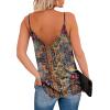Zeagoo Womens V Neck Camisole Tank Top Strap Sleeveless T Shirt Casual Loose Vest Blouse – S-XXL(Mz721)