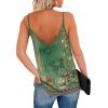Zeagoo Womens V Neck Camisole Tank Top Strap Sleeveless T Shirt Casual Loose Vest Blouse – S-XXL(Mz839)