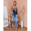 Zeagoo Womens V Neck Camisole Tank Top Strap Sleeveless T Shirt Casual Loose Vest Blouse – S-XXL(Sf103)