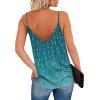 Zeagoo Womens V Neck Camisole Tank Top Strap Sleeveless T Shirt Casual Loose Vest Blouse – S-XXL(Xh363)