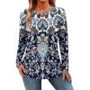 Navy Print-mz873