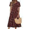 Wine Red Floral