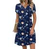 A02-navy Blue Floral