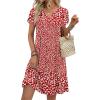 Red White Floral