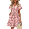 Pink White Floral