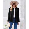 ZEAGOO Button Down Shirt for Women Long Sleeve Blouses Floral Printed Tops Business Casual Work Outfits S-XXL(B-black-stain Shield)