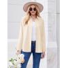 ZEAGOO Button Down Shirt for Women Long Sleeve Blouses Floral Printed Tops Business Casual Work Outfits S-XXL(C-beige-stain Shield)