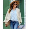 ZEAGOO Button Down Shirt for Women Long Sleeve Blouses Floral Printed Tops Business Casual Work Outfits S-XXL(C-blue-stain Shield)