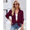 ZEAGOO Button Down Shirt for Women Long Sleeve Blouses Floral Printed Tops Business Casual Work Outfits S-XXL(C-burgundy-stain Shield)