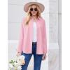ZEAGOO Button Down Shirt for Women Long Sleeve Blouses Floral Printed Tops Business Casual Work Outfits S-XXL(C-pink-stain Shield)
