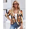 ZEAGOO Button Down Shirt for Women Long Sleeve Blouses Floral Printed Tops Business Casual Work Outfits S-XXL(Multicolor 123)