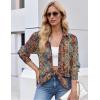 ZEAGOO Button Down Shirt for Women Long Sleeve Blouses Floral Printed Tops Business Casual Work Outfits S-XXL(Multicolor 721)
