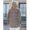 Zeagoo 3/4 Length Sleeve Womens Tops 2025 Floral Womens Blouses V Neck TunicTops with Smocked Cuffs(Print-517)