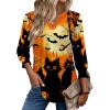 Zeagoo 3/4 Length Sleeve Womens Tops 2025 Floral Womens Blouses V Neck TunicTops with Smocked Cuffs(Print-ws88)